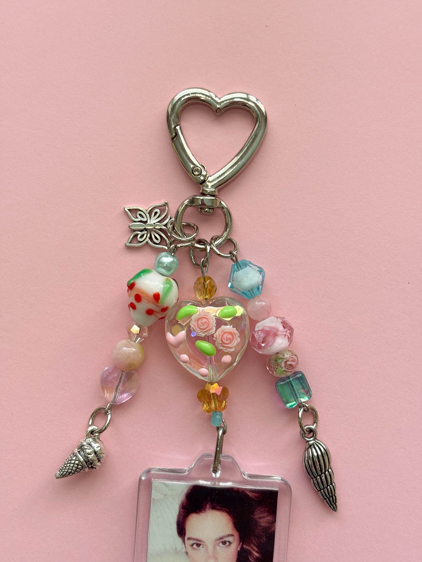 Addison Rae Photo Keychain