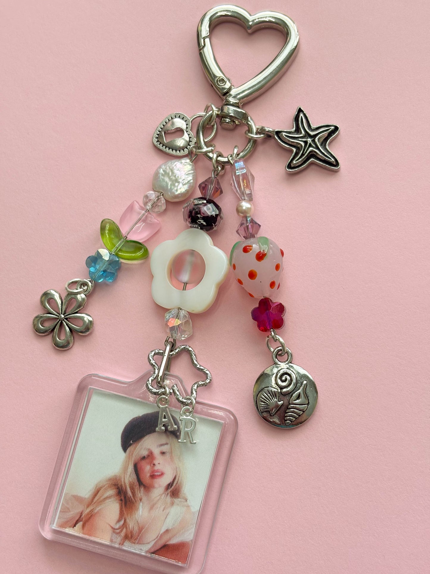 Addison Rae Photo Keychain