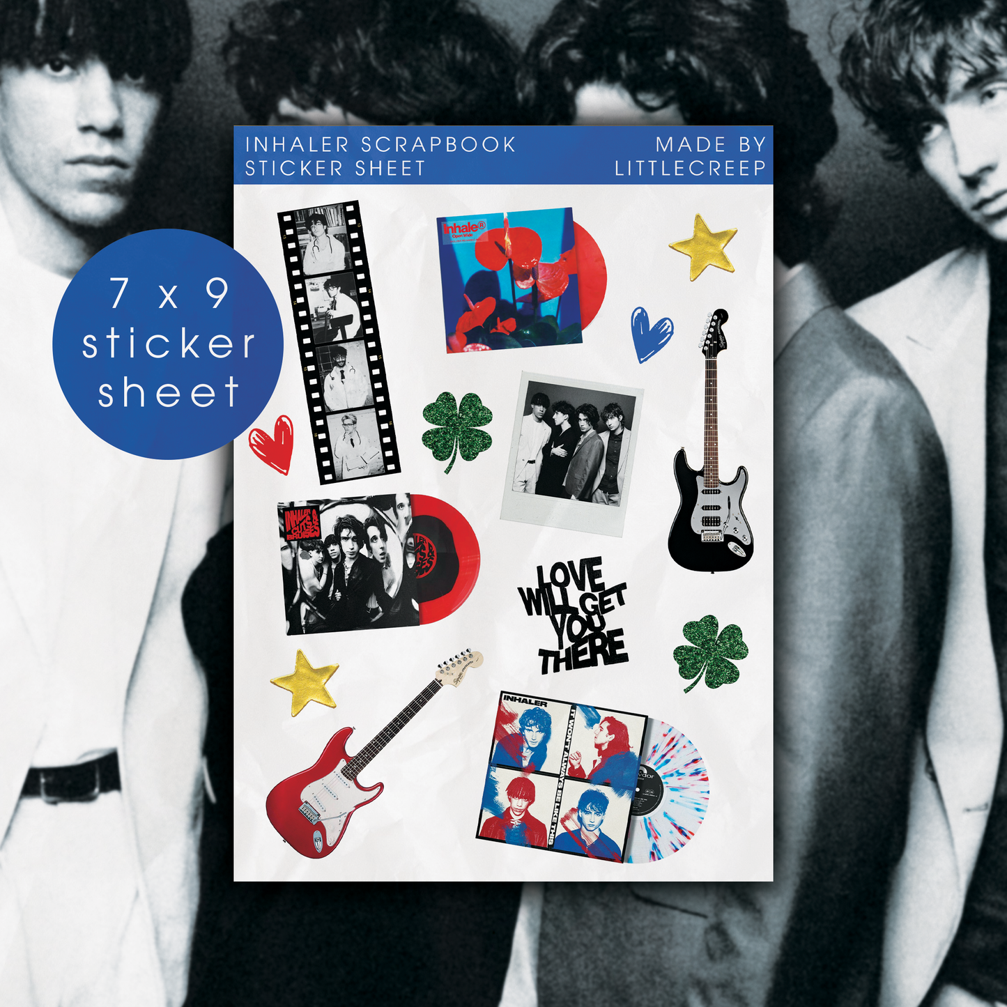 Inhaler Scrapbook Stickers