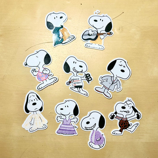 Snoopy Eras Stickers