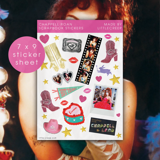 Chappell Roan Scrapbook Stickers
