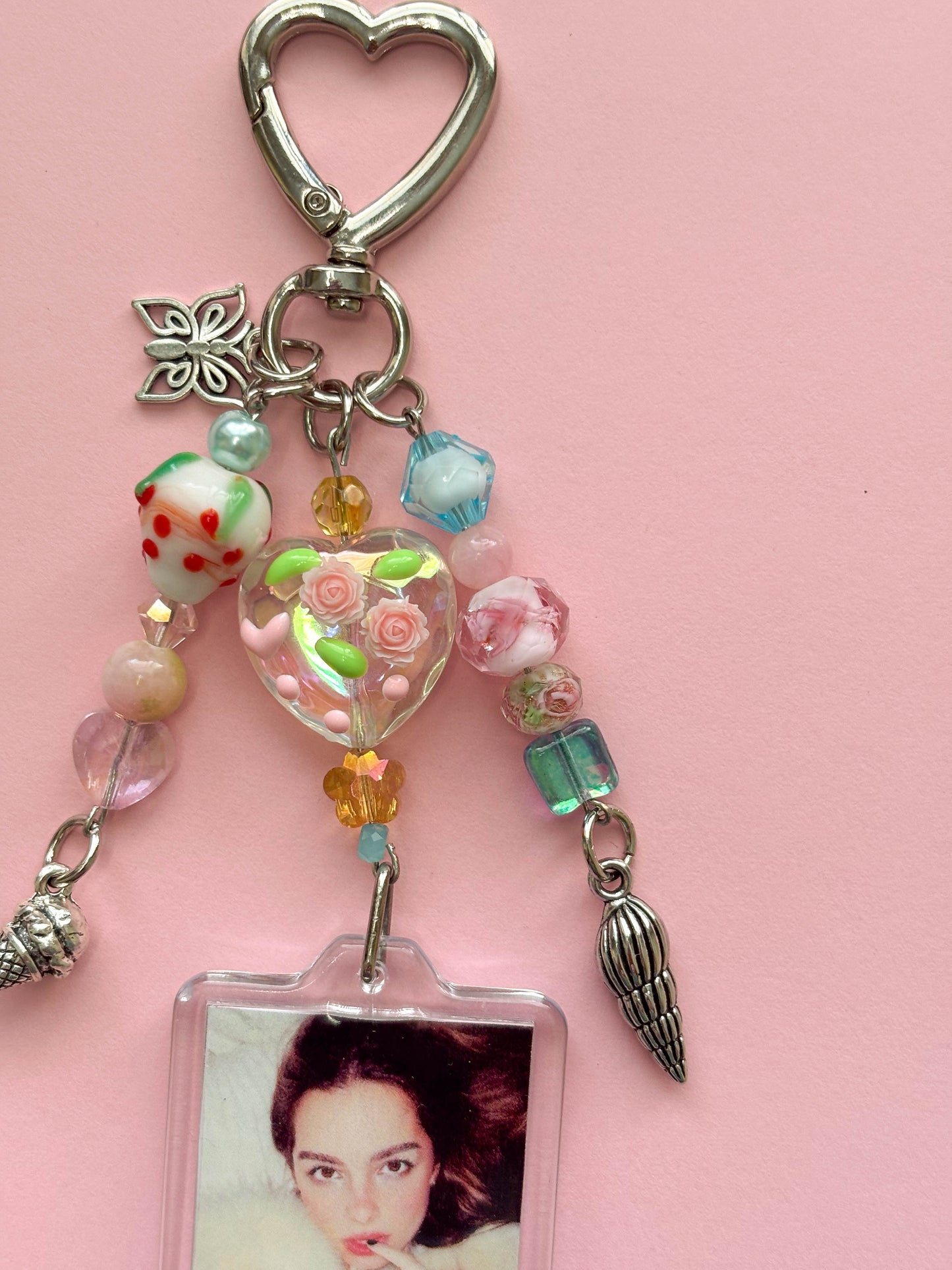 Addison Rae Photo Keychain