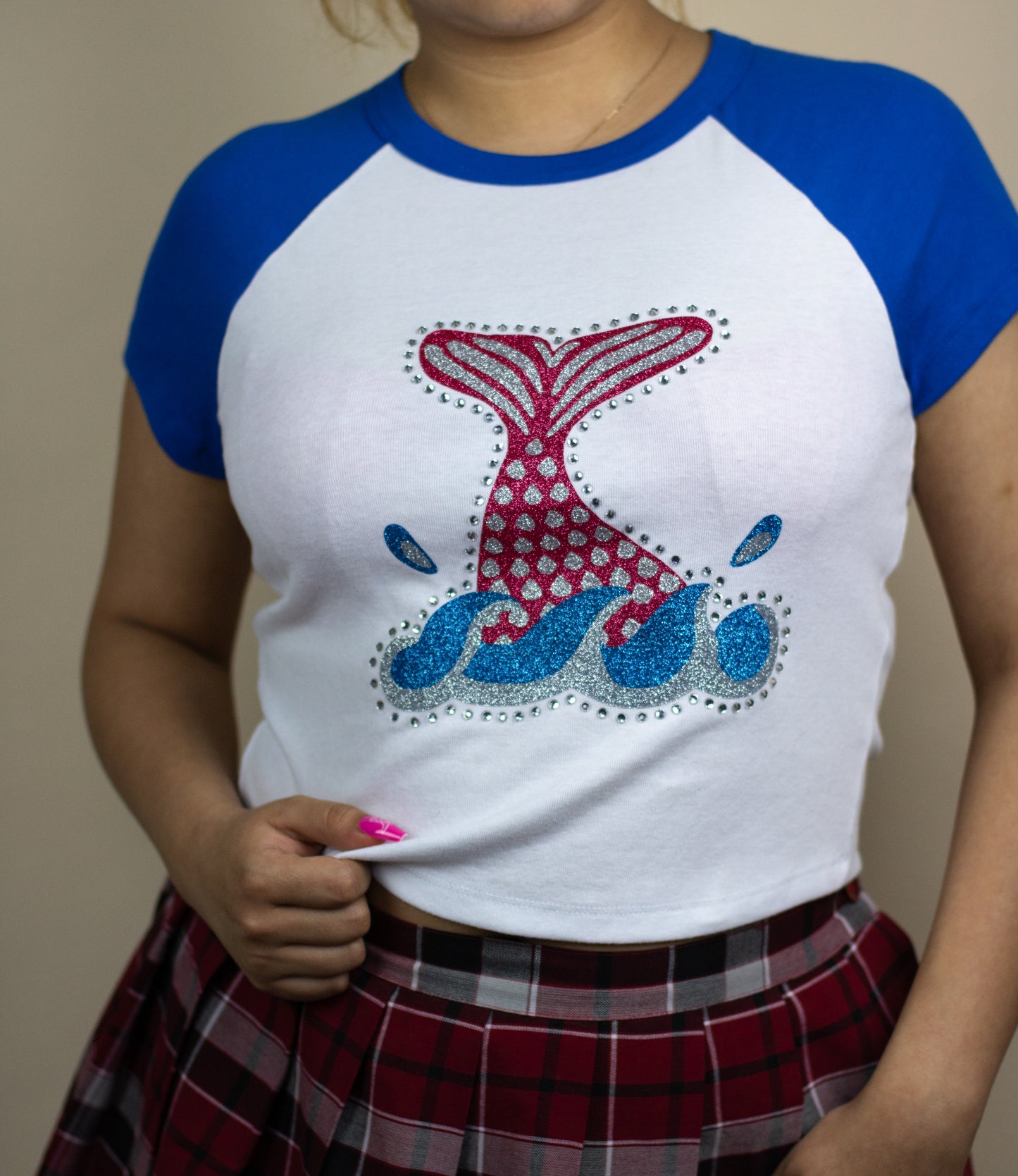 Mermaid Tail Baby Tee