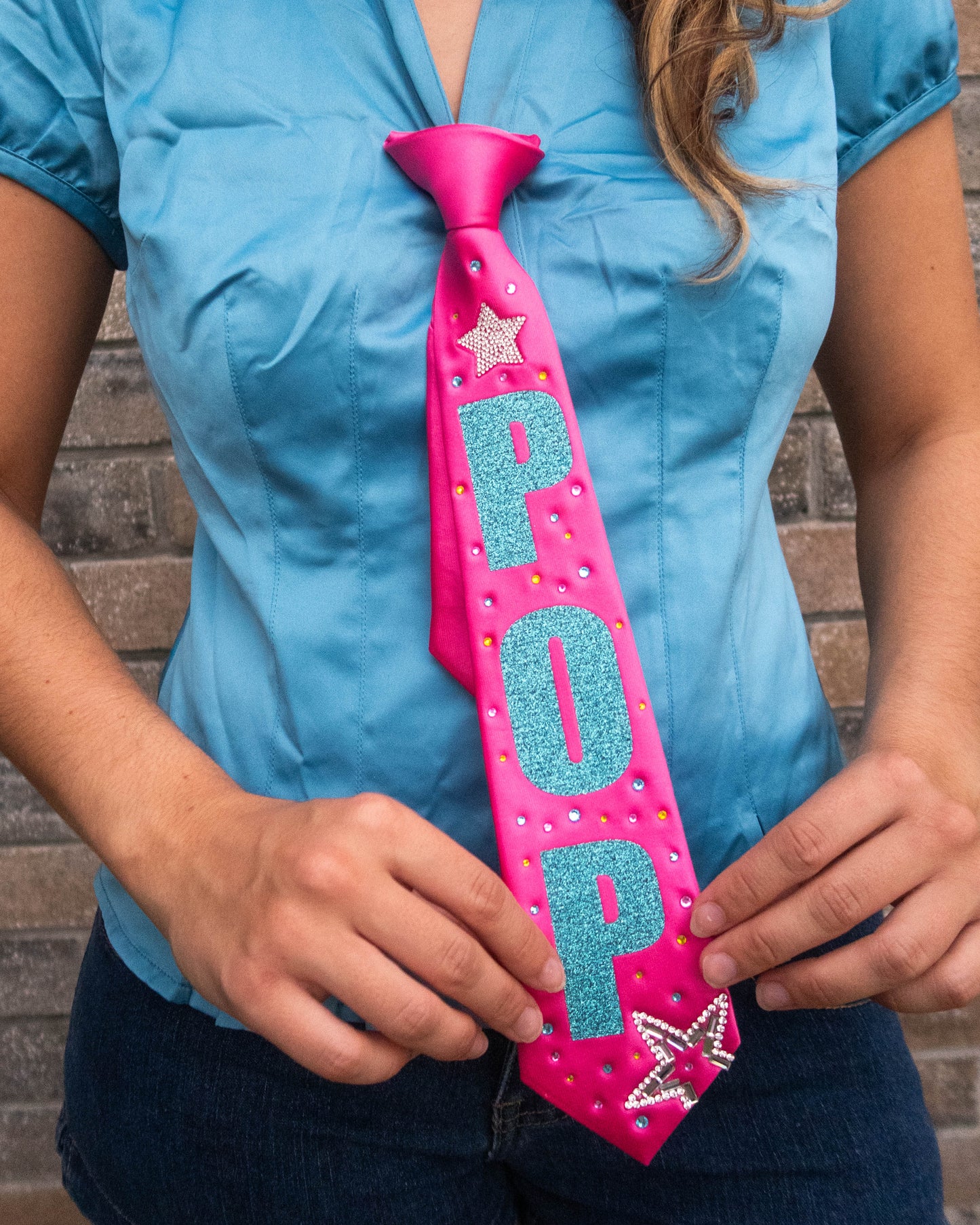 Pink Pop Tie
