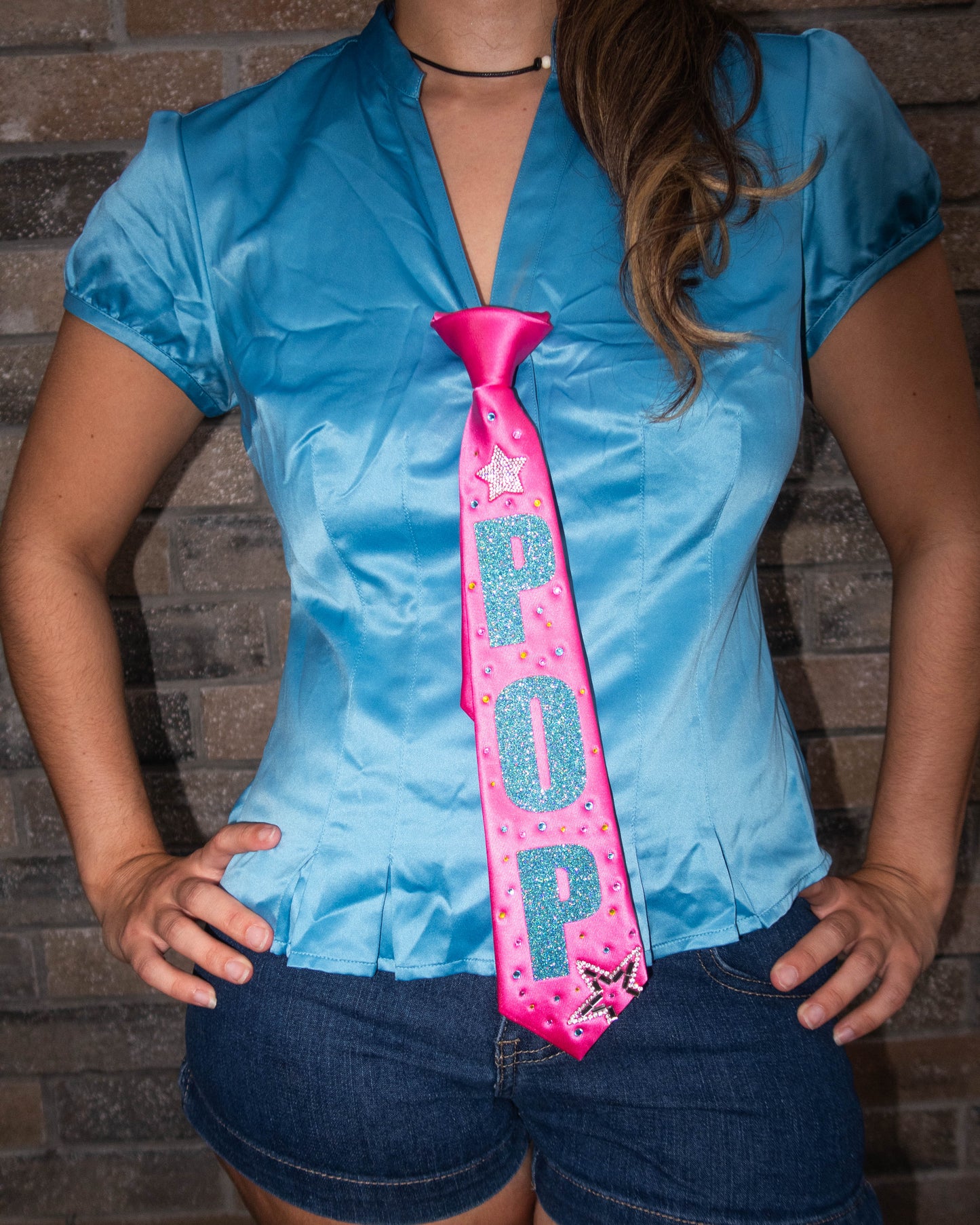 Pink Pop Tie