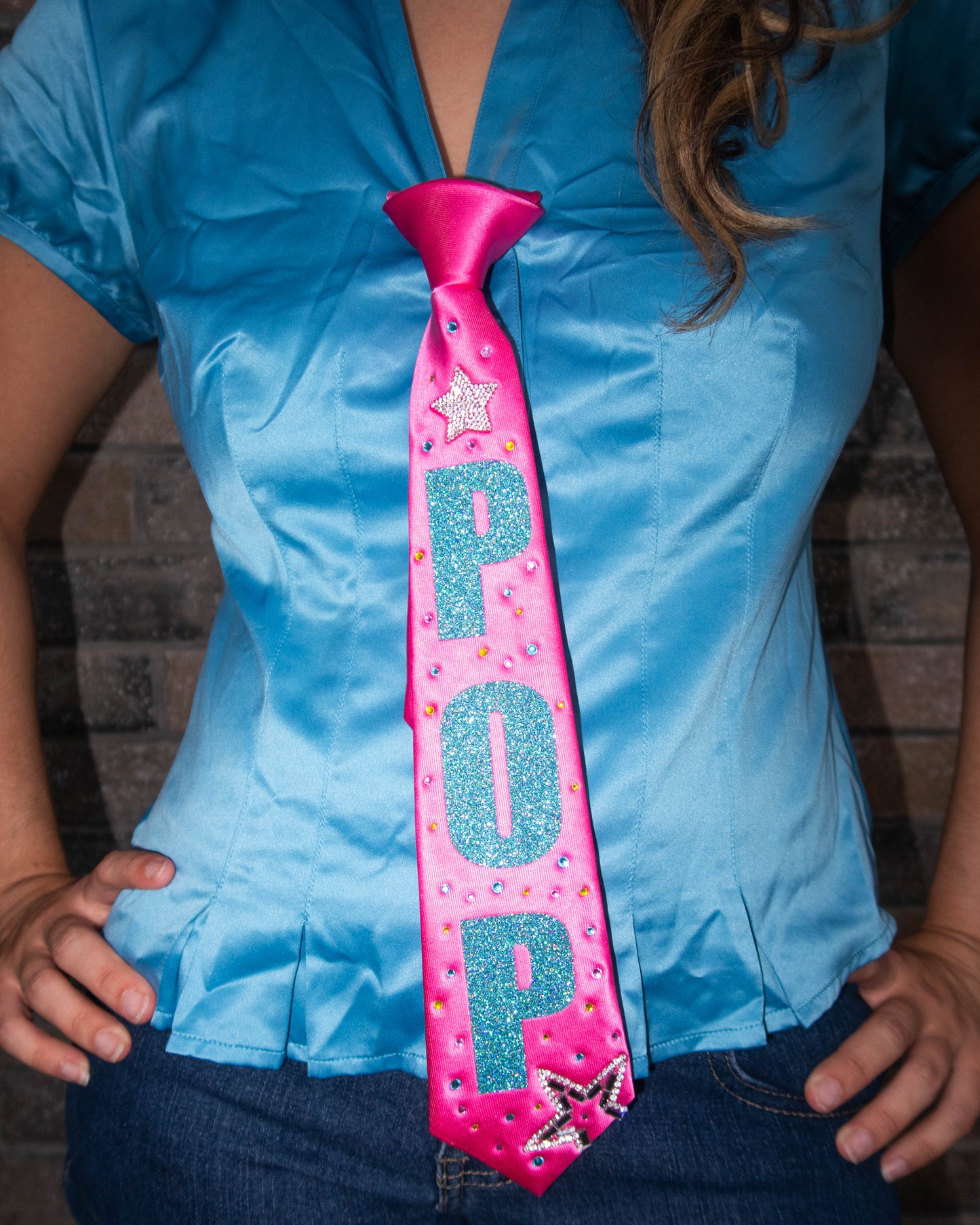 Pink Pop Tie
