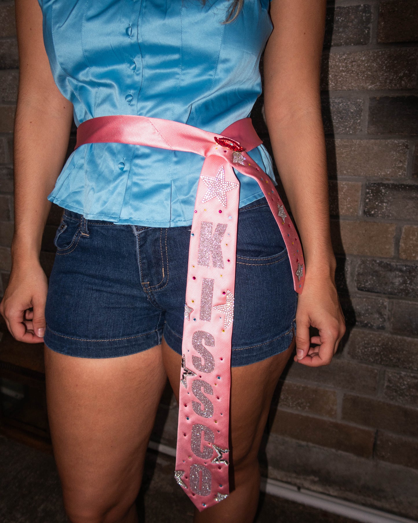 Pink Kissco Tie
