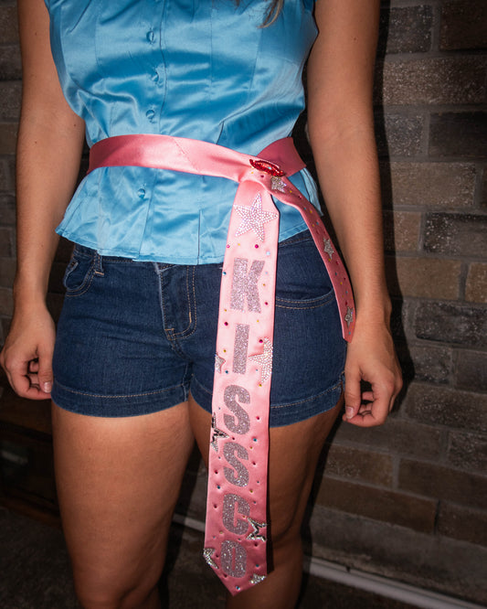 Pink Kissco Tie