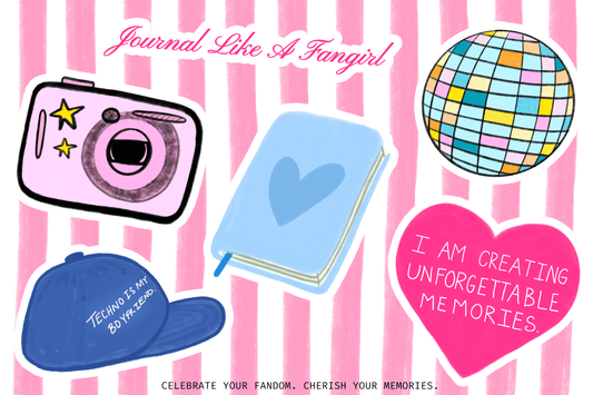 Journal Like A Fangirl Official Sticker Sheet