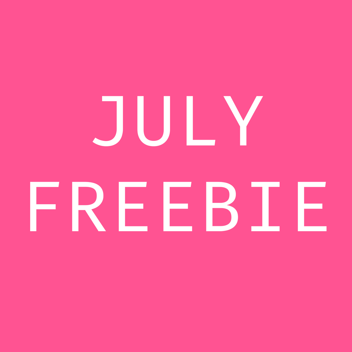 July Digital Freebie