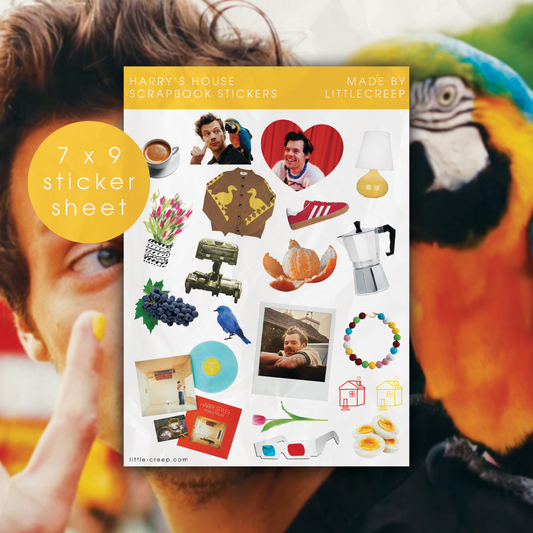 Harry's House Scrapbook Stickers