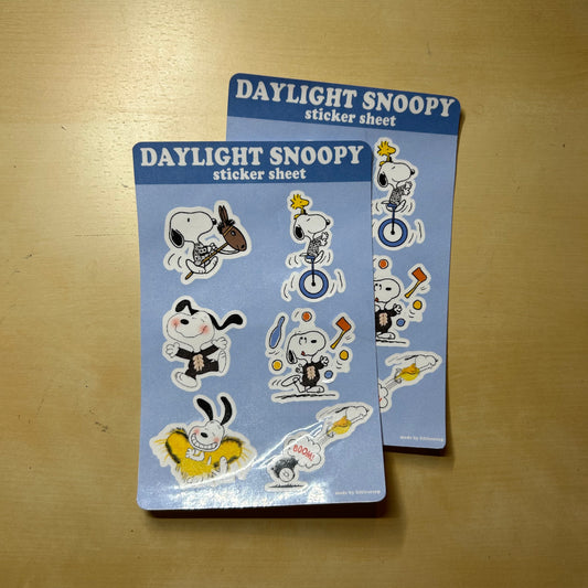 Daylight Snoopy Sticker Sheet
