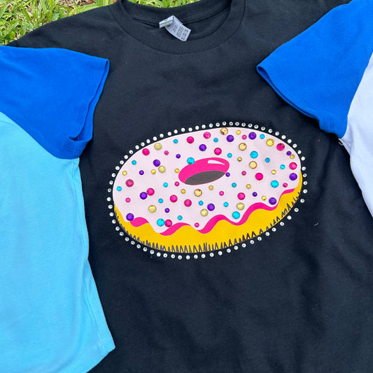 Rhinestone Donut Baby Tee