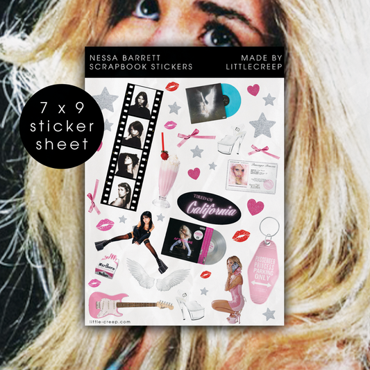 Nessa Barrett Scrapbook Stickers
