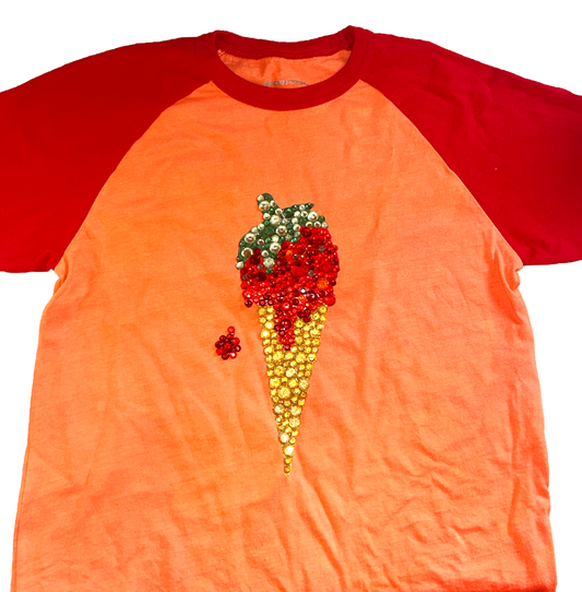 Ice Cream Orange Baby Tee (Limited Edition)