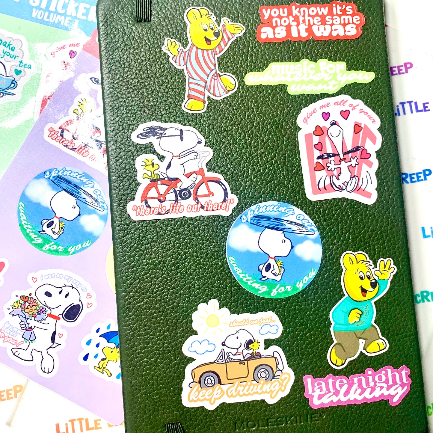 Snoopy Sticker Sheet Bundle